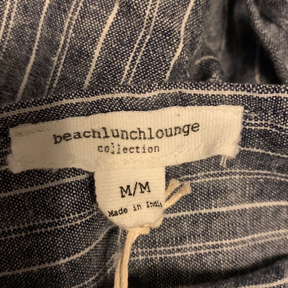 Beachlunchlounge Linen cropped jumpsuit - Picture 9 of 9